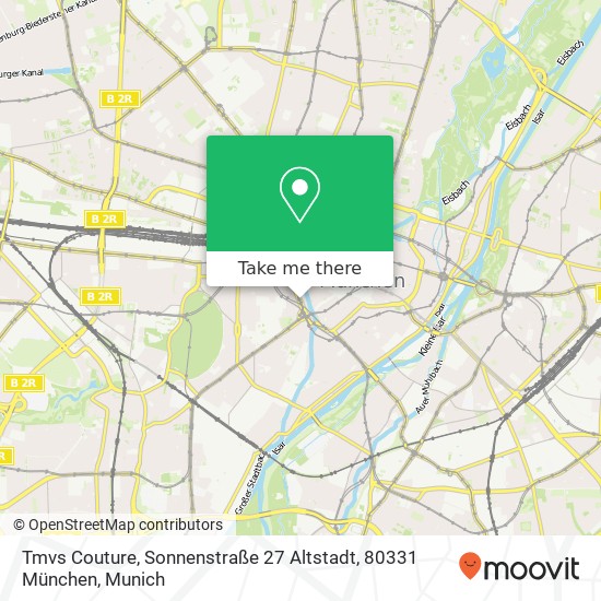Карта Tmvs Couture, Sonnenstraße 27 Altstadt, 80331 München