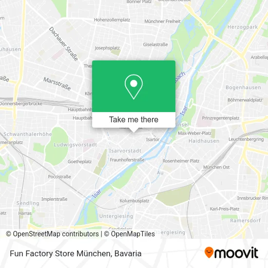 Карта Fun Factory Store München