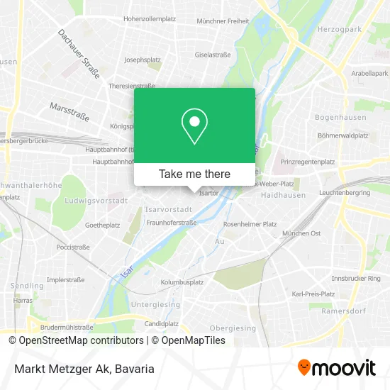 Карта Markt Metzger Ak