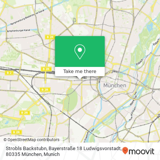 Strobls Backstubn, Bayerstraße 18 Ludwigsvorstadt, 80335 München map