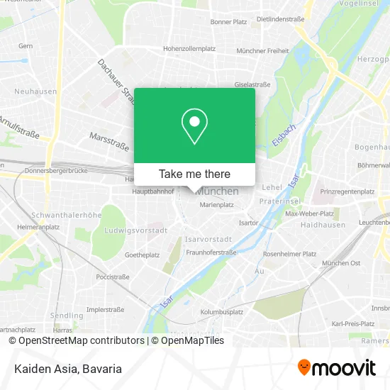 Карта Kaiden Asia