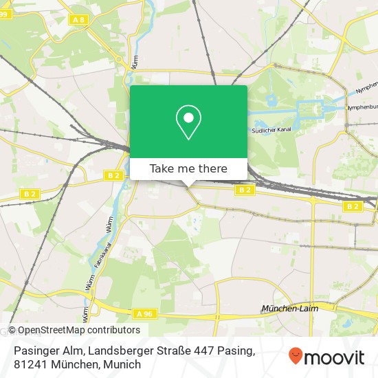 Pasinger Alm, Landsberger Straße 447 Pasing, 81241 München map