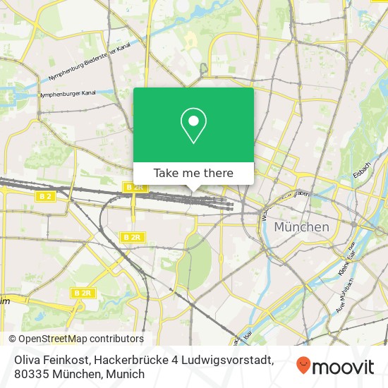 Oliva Feinkost, Hackerbrücke 4 Ludwigsvorstadt, 80335 München map