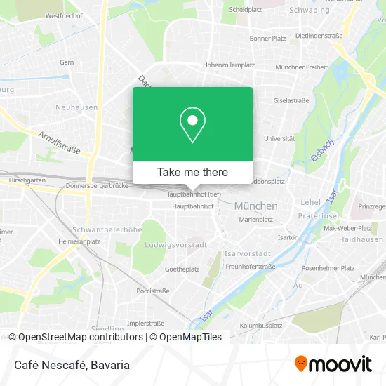 Карта Café Nescafé