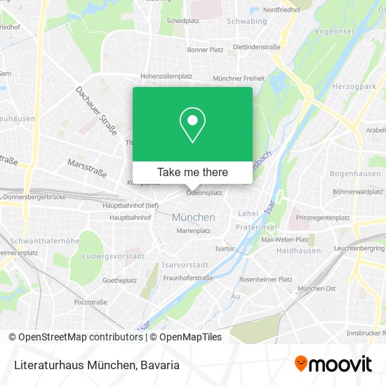 Literaturhaus München map
