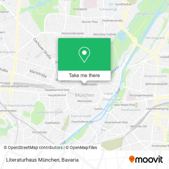 Карта Literaturhaus München