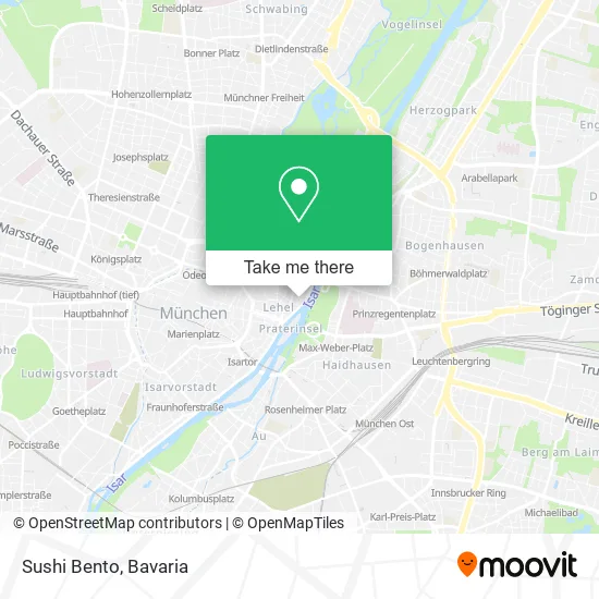 Карта Sushi Bento