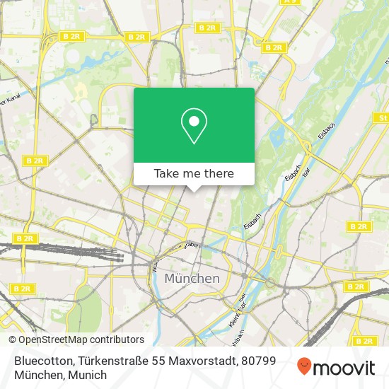 Bluecotton, Türkenstraße 55 Maxvorstadt, 80799 München map
