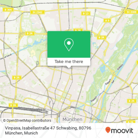 Vinpasa, Isabellastraße 47 Schwabing, 80796 München map