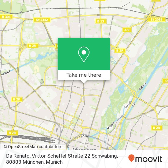 Da Renato, Viktor-Scheffel-Straße 22 Schwabing, 80803 München map