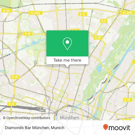 Diamonds Bar München map