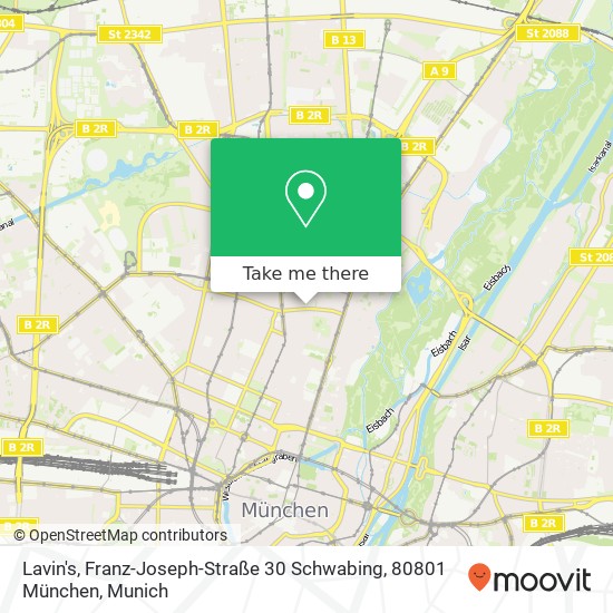 Lavin's, Franz-Joseph-Straße 30 Schwabing, 80801 München map