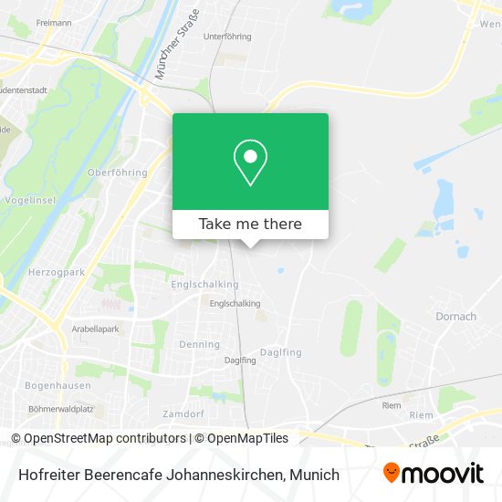 Hofreiter Beerencafe Johanneskirchen map