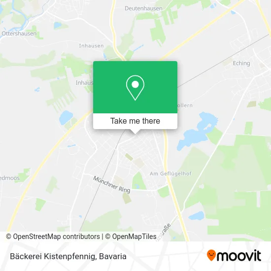 Карта Bäckerei Kistenpfennig