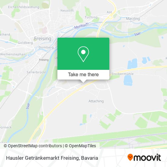 Hausler Getränkemarkt Freising map