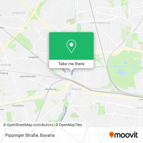 Карта Pippinger Straße