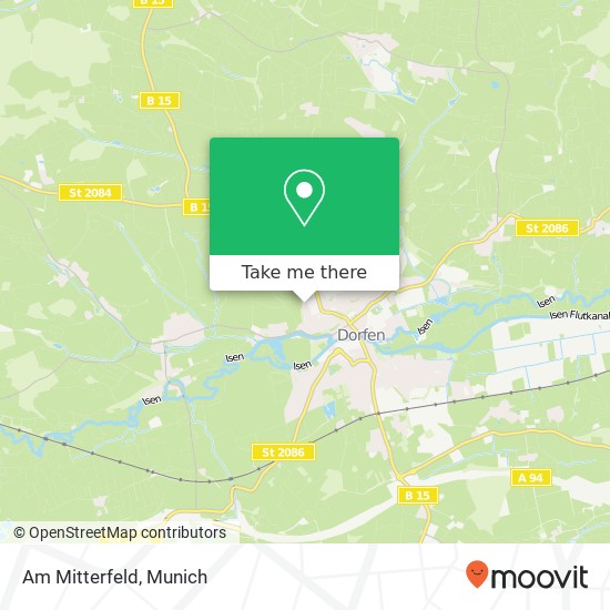 Am Mitterfeld map