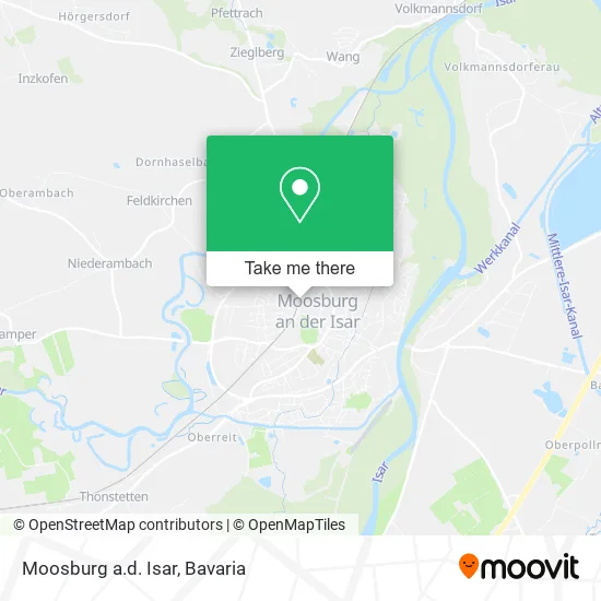Карта Moosburg a.d. Isar
