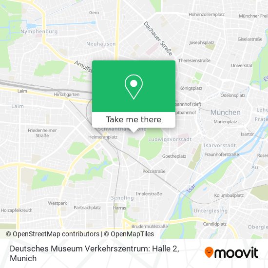 Deutsches Museum Verkehrszentrum: Halle 2 map