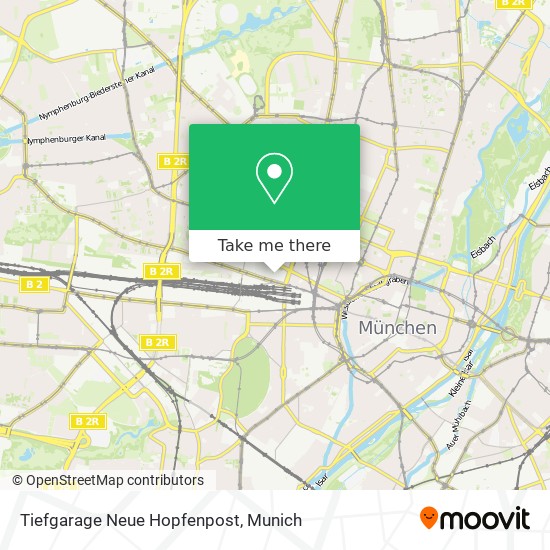 Tiefgarage Neue Hopfenpost map
