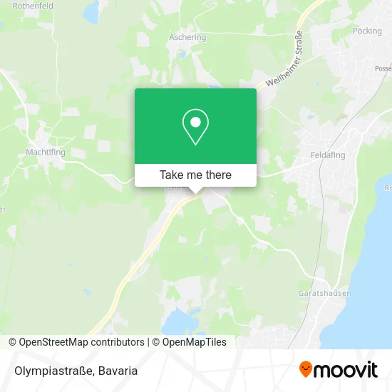 Карта Olympiastraße