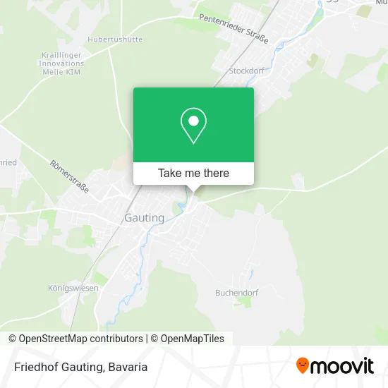 Карта Friedhof Gauting