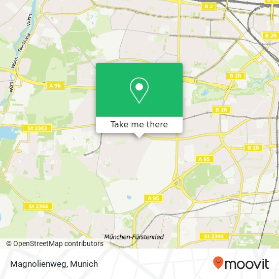 Magnolienweg map