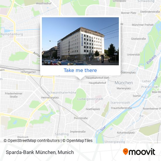 Sparda-Bank München map