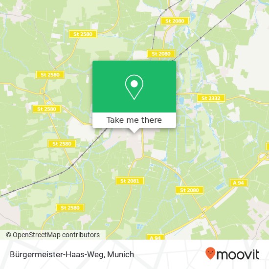 Bürgermeister-Haas-Weg map