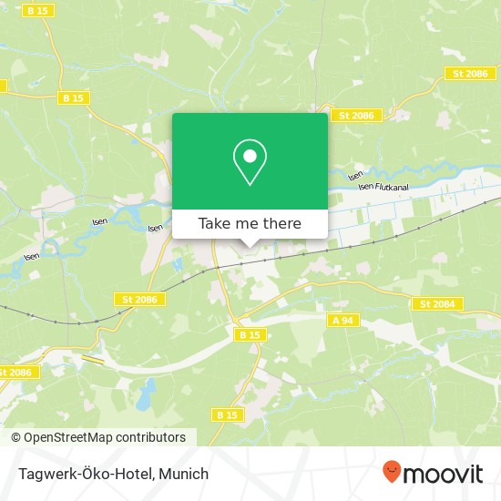 Tagwerk-Öko-Hotel map