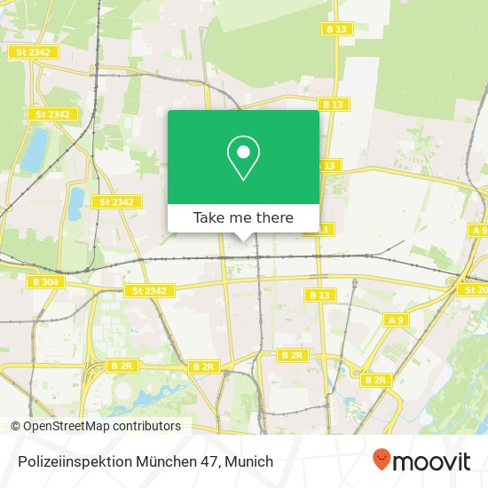 Polizeiinspektion München 47 map