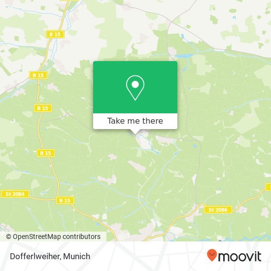 Dofferlweiher map