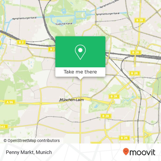 Penny Markt map