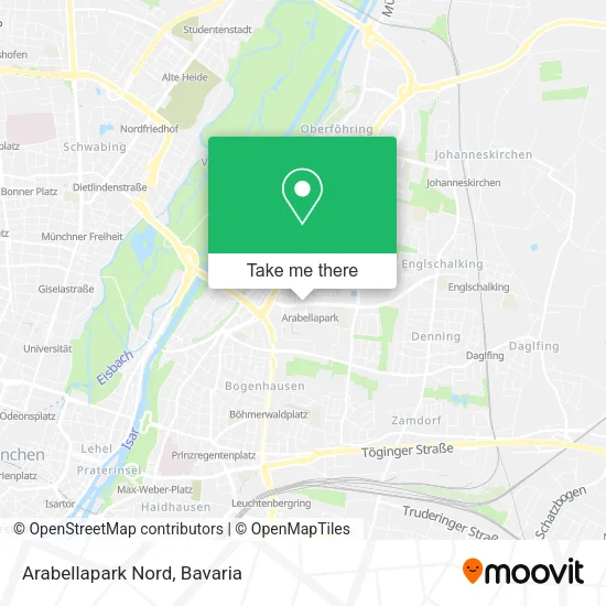 Arabellapark Nord map