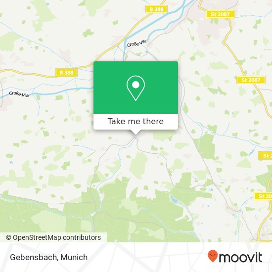 Карта Gebensbach