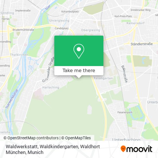Waldwerkstatt, Waldkindergarten, Waldhort München map