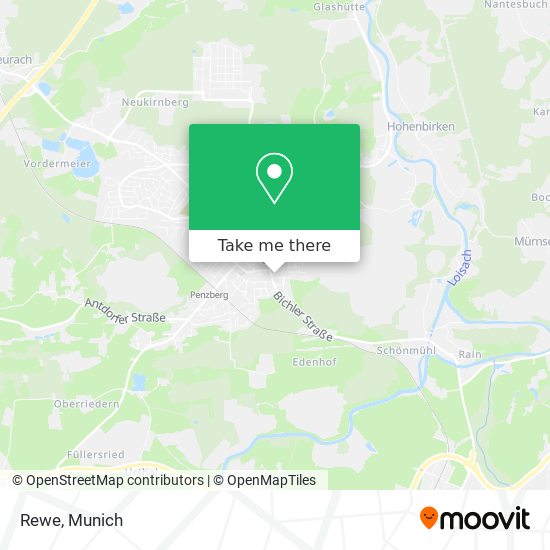 Rewe map