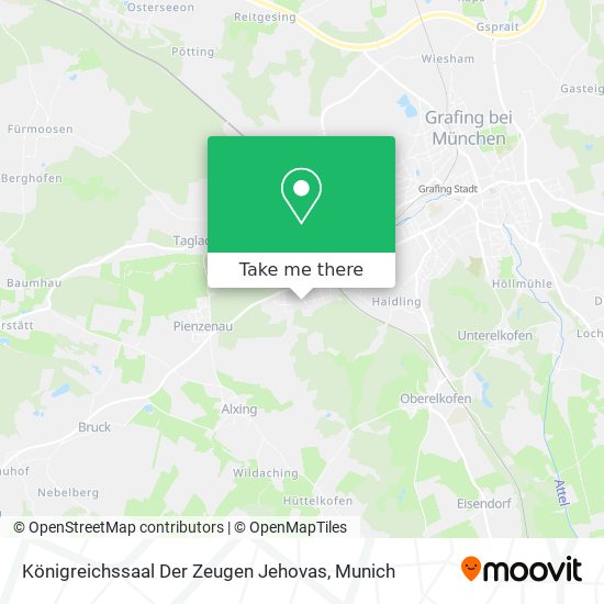 Königreichssaal Der Zeugen Jehovas map