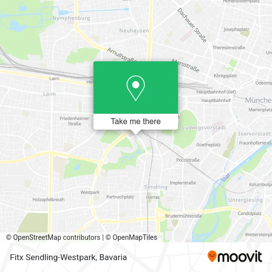 Карта Fitx Sendling-Westpark