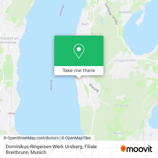Карта Dominikus-Ringeisen-Werk Ursberg, Filiale Breitbrunn