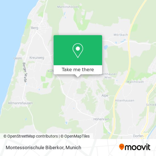Montessorischule Biberkor map