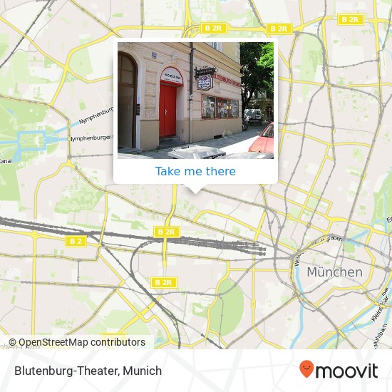 Карта Blutenburg-Theater