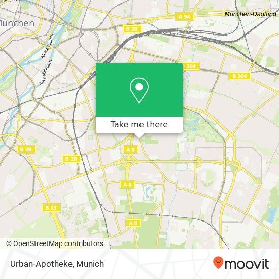 Карта Urban-Apotheke