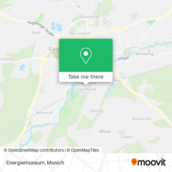 Energiemuseum map