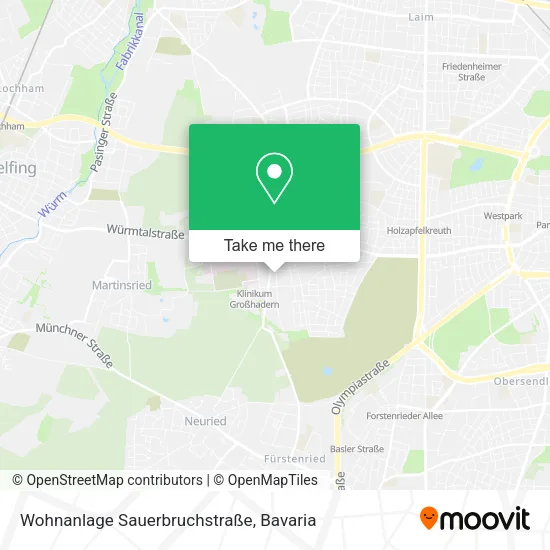 Карта Wohnanlage Sauerbruchstraße