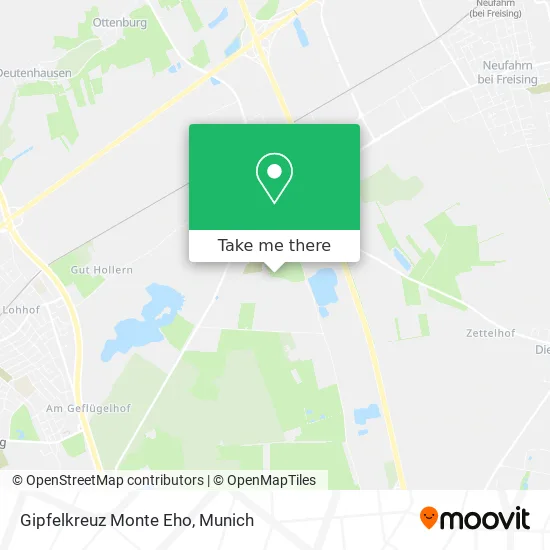 Карта Gipfelkreuz Monte Eho