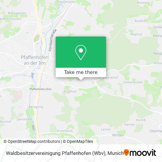 Waldbesitzervereinigung Pfaffenhofen (Wbv) map