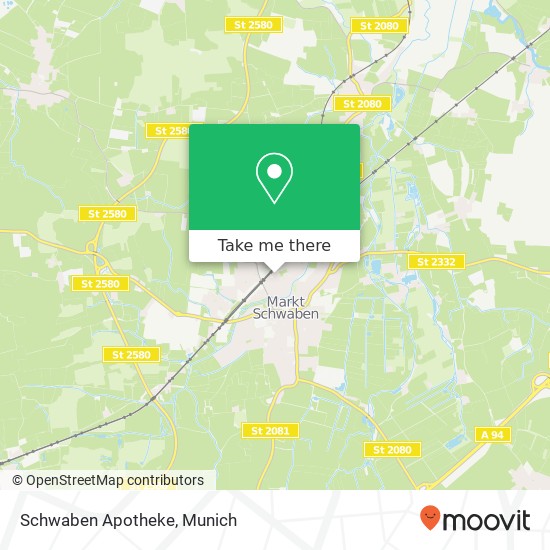 Карта Schwaben Apotheke