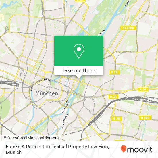 Franke & Partner Intellectual Property Law Firm map