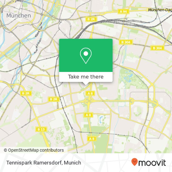 Tennispark Ramersdorf map